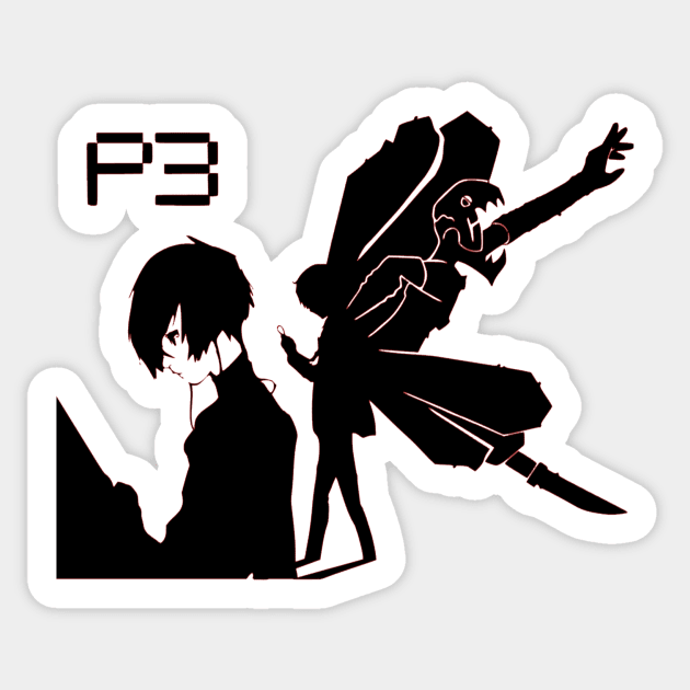 Makoto Yuki Persona 3 Sticker by OtakuPapercraft